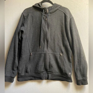 MEC Mountain equipment co-op wool field warm full  zip hoodie jacket Sz XL